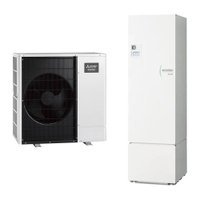 Immagine di Mitsubishi ECODAN PACKAGED R290 Sistema idronico composto da pompa di calore monofase Inverter ECODAN 11.5 kW con HYDROTANK 300 litri PUZ-WZ115VAA-W+ERPT30X-VM2EE