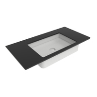 Immagine di Flaminia MINIWASH 60 lavabo 60 cm sottopiano, senza troppopieno, smaltato esternamente, colore bianco latte finitura opaco MW60SPLAT