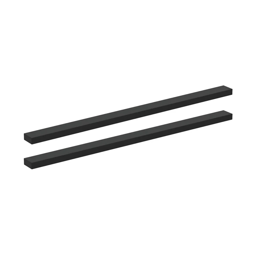 Immagine di Ideal Standard I.LIFE maniglia per mobile L.34 cm, 2 pezzi, colore nero seta finitura opaco T5743XG