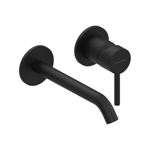 Immagine di Flaminia LOOK miscelatore monocomando P.20 cm, da incasso, per lavabo, senza scarico, corpo incasso incluso, colore carbone finitura opaco LQ3059CAR