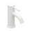 Immagine di Flaminia LOOK miscelatore monocomando, per bidet, senza scarico, colore bianco latte finitura opaco LQ4070LAT