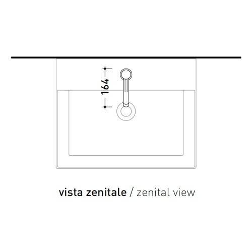 Immagine di Flaminia LOOK miscelatore monocomando H.16 cm, per lavabo, senza scarico, colore bianco latte finitura opaco LQ3050LAT