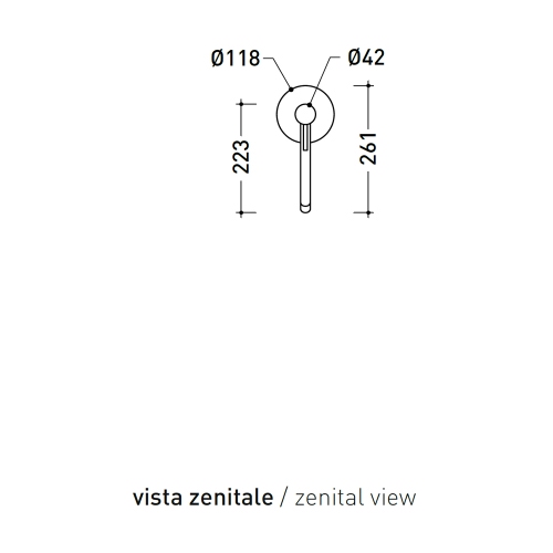 Immagine di Flaminia LOOK miscelatore monocomando free standing H.111 cm, per lavabo, senza scarico, corpo incasso incluso, colore bianco latte finitura opaco LQ3052LAT