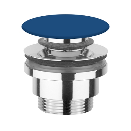 Immagine di Flaminia piletta Stop & Go per lavabi e bidet, con coperchio in ceramica, colore topazio finitura lucido PLCETOP