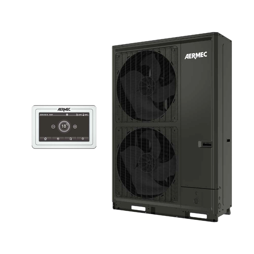 Immagine di Aermec HMI R32 Pompa di calore reversibile Inverter condensata ad aria 26 kW trifase HMI260T
