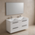 Ideal Standard I.LIFE B set L.120 cm con mobile sottolavabo, colore bianco finitura opaco, lavabo colore bianco finitura lucido, specchio rettangolare T5278DU+T460201