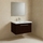 Ideal Standard I.LIFE B set L.80 cm con mobile sottolavabo, finitura quercia scura, lavabo, colore bianco finitura lucido, specchio rettangolare T5271NW+T460401
