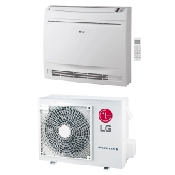 AERMEC Condizionatore Pompa di Calore Inverter SPG250 - 9000 BTU/hr R32, Compressore Inverter, Portatile, Sistema Split, 2637 Watt, Telecomando, Unità Interna ed Esterna, Accessori di Installazione