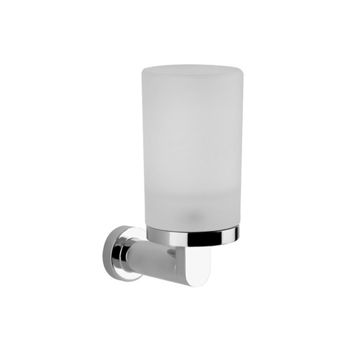 Immagine di Gessi EMPORIO ACCESSORI porta bicchiere a parete, in vetro satinato, finitura cromo 38809#031