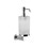 Immagine di Gessi EMPORIO ACCESSORI porta dispenser a parete, con bicchiere in vetro satinato, finitura cromo 38815#031