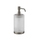 Gessi EMPORIO ACCESSORI porta dispenser d'appoggio, con bicchiere in vetro satinato, finitura finox brushed nickel 38839#149