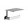 Gessi EMPORIO ACCESSORI porta rotolo a parete con coperchio, finitura cromo 38855#031