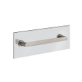 Immagine di Gessi EMPORIO ACCESSORI maniglia e portasalvietta L.30 cm per vetro, finitura finox brushed nickel 38911#149