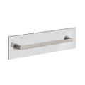 Immagine di Gessi EMPORIO ACCESSORI maniglia e portasalvietta L.45 cm per vetro, finitura finox brushed nickel 38918#149