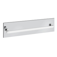 Immagine di Gessi EMPORIO ACCESSORI maniglia e portasalvietta L.60 cm per vetro, finitura cromo 38913#031
