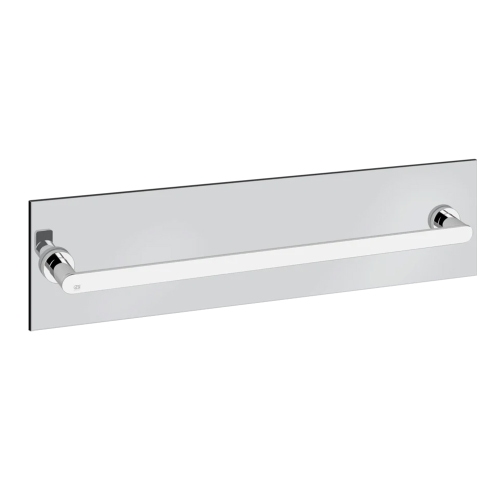 Immagine di Gessi EMPORIO ACCESSORI maniglia e portasalvietta L.60 cm per vetro, finitura cromo 38913#031