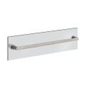 Immagine di Gessi EMPORIO ACCESSORI maniglia e portasalvietta L.60 cm per vetro, finitura finox brushed nickel 38913#149