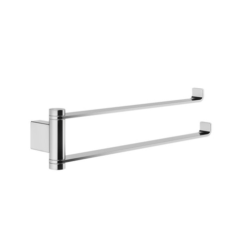 Immagine di Gessi EMPORIO ACCESSORI porta salviette doppio, orientabile, finitura cromo 63617#031