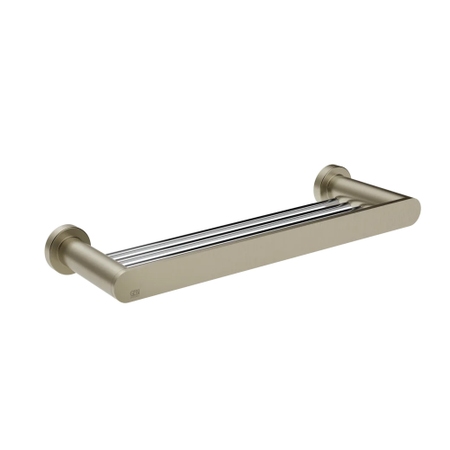 Immagine di Gessi EMPORIO ACCESSORI mensola a parete L.30 cm, finitura finox brushed nickel 38945#149