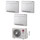LG CONSOLE R32 Climatizzatore console da pavimento trial split inverter bianco | unità esterna 6.2 kW unità interne 9000+9000+9000 BTU MU3R21.U23+UQ[09|09|09]F.NA0