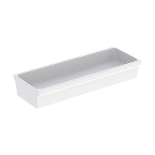 Immagine di Geberit PUBLICA ELLEBORO lavabo a canale L.120 cm, senza foro rubinetteria e senza troppopieno, colore bianco finitura lucido 500.898.00.1