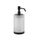 Gessi EMPORIO ACCESSORI porta dispenser d'appoggio, con bicchiere in vetro satinato, colore nero finitura opaco 38839#299