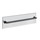 Gessi EMPORIO ACCESSORI maniglia e portasalvietta L.60 cm per vetro, colore nero finitura opaco 38913#299
