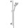 Nobili Asta murale con presa acqua, supporto doccetta scorrevole e orientabile, doccetta 4 getti e flessibile 150 cm, finitura cromo AD140/54CR