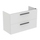 Ideal Standard I.LIFE A mobile sottolavabo sospeso L.100 H.63 P.44 cm, con 2 cassetti esterni, interno colore antracite, esterno colore bianco finitura opaco T5257DU