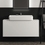 Immagine di Ideal Standard CONCA mobile sottolavabo sospeso L.120 H.55 P.37.2 cm, con 1 cassetto interno e 1 esterno, interno colore antracite, esterno colore bianco finitura opaco T3937Y1