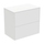 Ideal Standard CONCA mobile sottolavabo sospeso L.60 H.55 P.37.3 cm, con 2 cassetti esterni, interno colore antracite, esterno colore bianco finitura opaco T4327Y1
