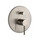 Gessi VIA TORTONA miscelatore doccia a parete, 2 uscite, con deviatore automatico bagno/doccia, senza corpo incasso, finitura finox brushed nickel 44667#149