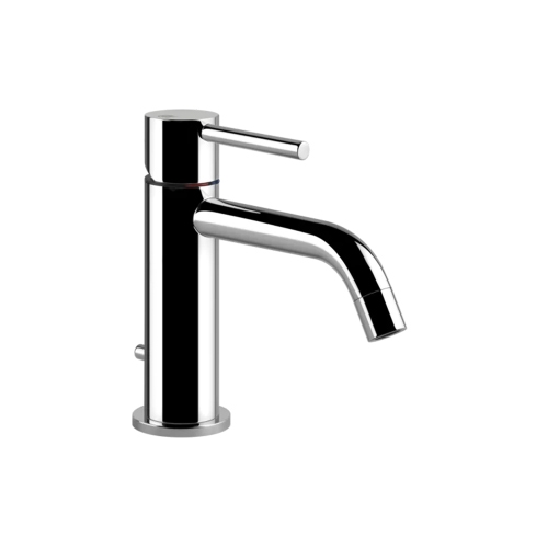 Immagine di Gessi VIA TORTONA miscelatore lavabo con scarico e flessibili di collegamento, finitura cromo 18601#031