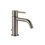 Immagine di Gessi VIA TORTONA miscelatore lavabo con scarico e flessibili di collegamento, finitura finox brushed nickel 18601#149