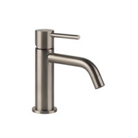 Immagine di Gessi VIA TORTONA miscelatore lavabo senza scarico, con flessibili di collegamento, finitura finox brushed nickel 18602#149