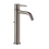 Immagine di Gessi VIA TORTONA miscelatore lavabo H.30 cm, con scarico e flessibili di collegamento, finitura finox brushed nickel 18603#149