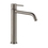 Immagine di Gessi VIA TORTONA miscelatore lavabo P.24 cm, senza scarico, con flessibili di collegamento, finitura finox brushed nickel 18606#149