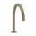 Gessi VIA TORTONA bocca P.24 cm per lavabo, con scarico, finitura finox brushed nickel 18621#149