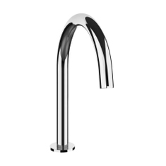 Immagine di Gessi VIA TORTONA bocca P.24 cm per lavabo, con scarico, finitura cromo 18621#031