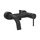 Gessi VIA TORTONA miscelatore esterno vasca, con deviatore automatico bagno/doccia, colore nero finitura opaco 18613#299