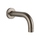 Gessi VIA TORTONA bocca vasca a parete P.18 cm, senza corpo incasso, finitura finox brushed nickel 38785#149