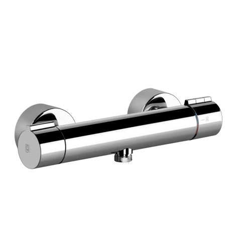 Immagine di Gessi VIA TORTONA miscelatore termostatico esterno doccia, finitura cromo 18731#031