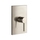 Gessi VIA TORTONA miscelatore a parete 1 uscita, senza corpo incasso, finitura finox brushed nickel 44662#149