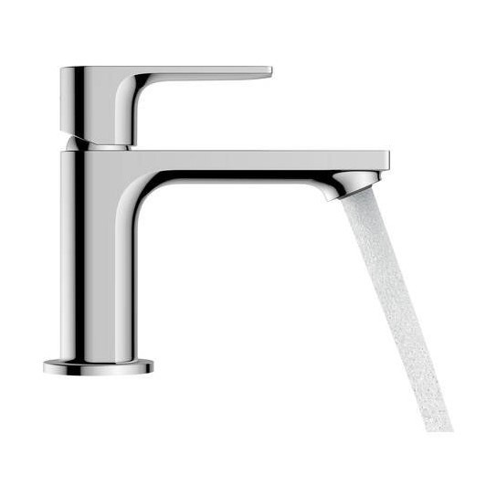 Immagine di Hansgrohe REBRIS E miscelatore monocomando H.14 cm, per lavabo, con scarico, finitura cromo 72550000
