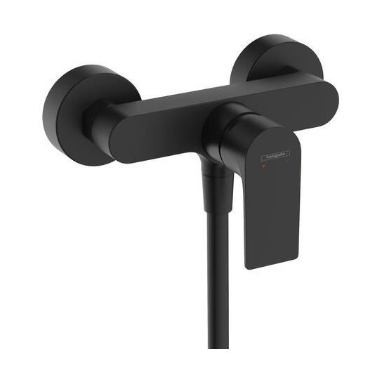 Immagine di Hansgrohe REBRIS E miscelatore monocomando esterno per doccia, senza flessibile e doccetta, colore nero finitura opaco 72650670