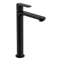 Immagine di Hansgrohe REBRIS S miscelatore monocomando H.30 cm, per lavabo, senza scarico, colore nero finitura opaco 72542670