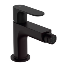 Immagine di Hansgrohe REBRIS S miscelatore monocomando per bidet, con scarico in materiale sintetico, colore nero finitura opaco 72210670