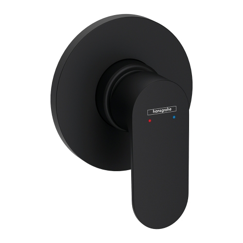 Immagine di Hansgrohe REBRIS S miscelatore monocomando per doccia, ad incasso, senza corpo incasso, colore nero finitura opaco 72649670