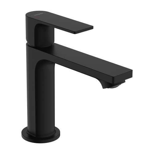 Immagine di Hansgrohe REBRIS E miscelatore monocomando H.17 cm, per lavabo, con scarico, colore nero finitura opaco 72557670