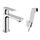 Hansgrohe REBRIS E miscelatore monocomando H.17 cm, per lavabo, senza scarico, con doccetta bidet e flessibile 160 cm, finitura cromo 72216000